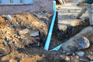 Solving draining problems and preventing basement flooding
